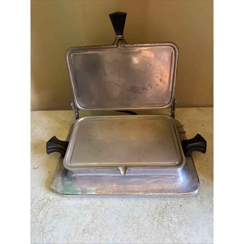 Vintage Electrahot Electric Waffle Maker For Parts
